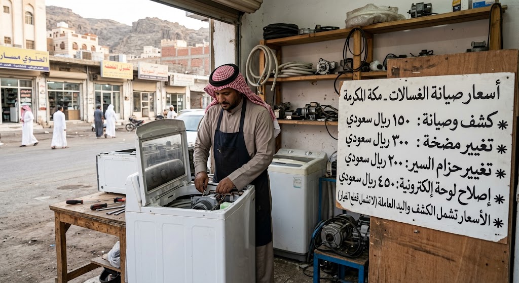 مركز صيانة غسالات مكة