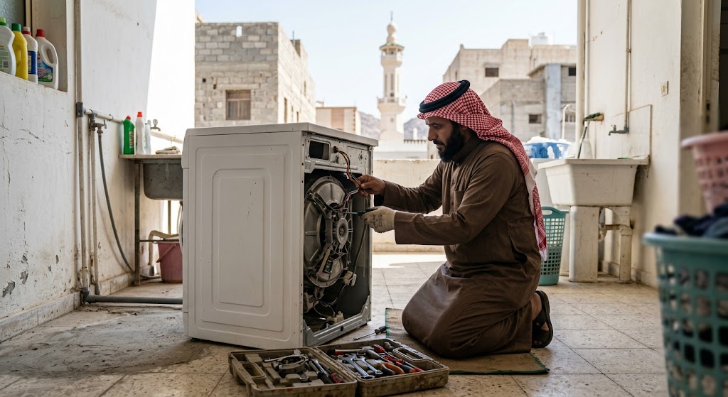 فني صيانة غسالات مكة
