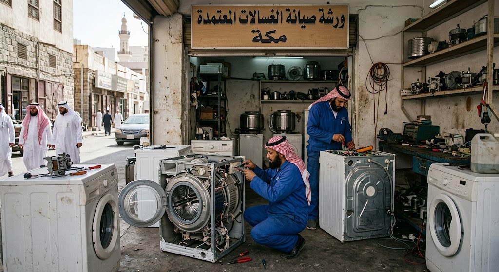 أسعار صيانة غسالات مكة