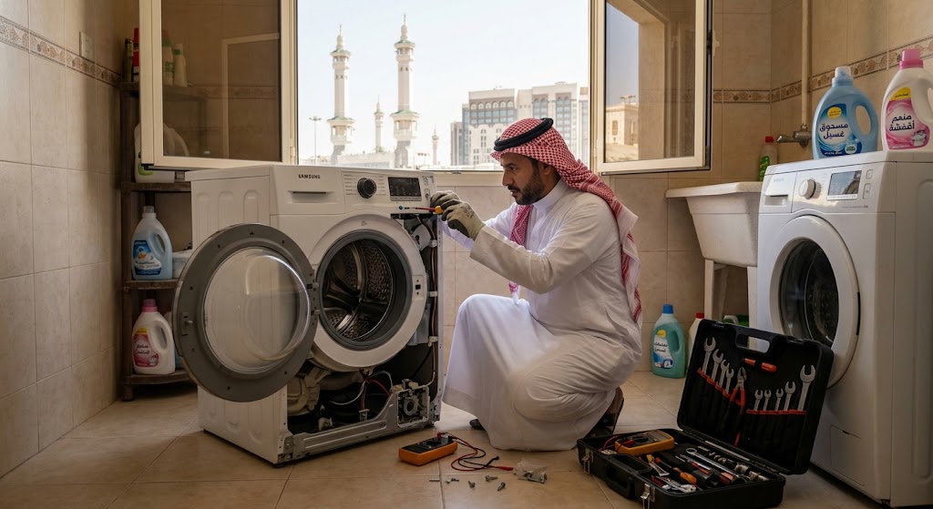 صيانة غسالات العزيزية مكة