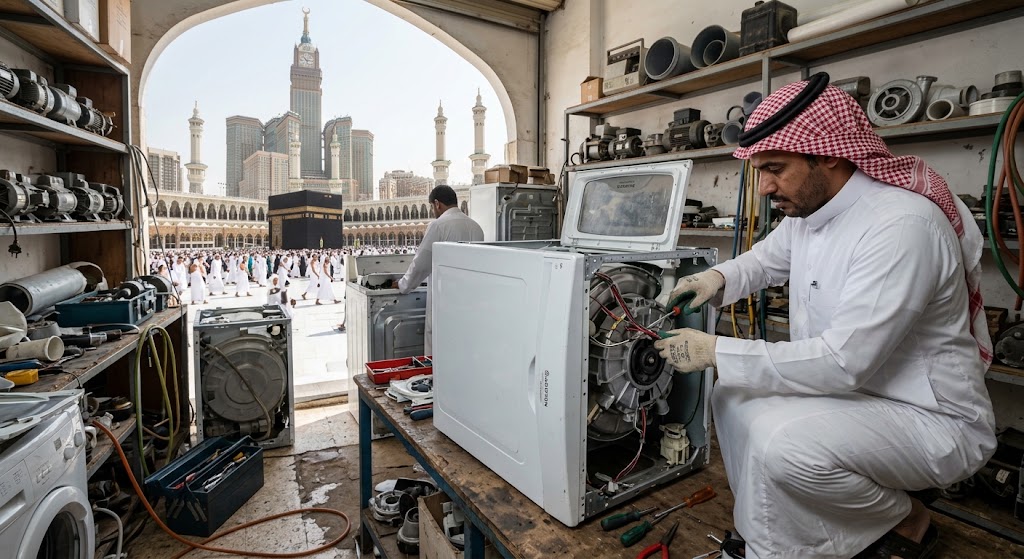 تصليح غسالات الشرائع بمكة لتقديم أفضل خدمات صيانة وإصلاح الأجهزة المنزلية باحترافية